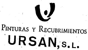 Imagen de PINTURAS Y RECUBRIMIENTOS URSAN, S.L