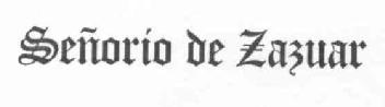 Imagen de SEÑORIO DE ZAZUAR