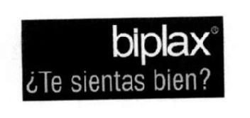 Imagen de BIPLAX ¿TE SIENTAS BIEN?