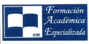 Imagen de FAE FORMACION ACADEMICA ESPECIALIZADA