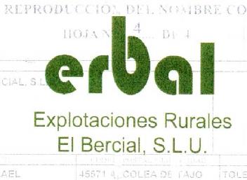 Imagen de ERBAL EXPLOTACIONES RURALES EL BERCIAL, S.L.U