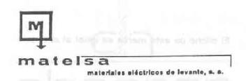 Imagen de M MATELSA MATERIALES ELECTRICOS DE LEVANTE, S.A