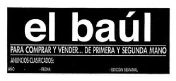 Imagen de EL BAUL - PARA COMPRAR Y VENDER...DE PRIMERA Y SEGUNDA MANO