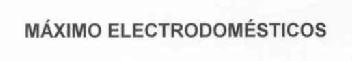 Imagen de MAXIMO ELECTRODOMESTICOS