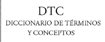 Imagen de DTC DICCIONARIO DE TERMINOS Y CONCEPTOS