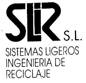 Imagen de SLIR S.L. SISTEMAS LIGEROS INGENIERIA DE RECICLAJE