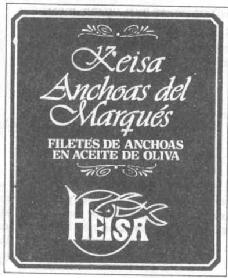 Imagen de HEISA ANCHOAS DEL MARQUES FILETES DE ANCHOAS EN ACEITE DE OLIVA HEISA