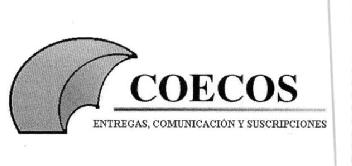 Imagen de COECOS ENTREGAS, COMUNICACION Y SUSCRIPCIONES