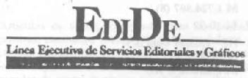 Imagen de EDIDE LINEA EJECUTIVA DE SERVICIOS EDITORIALES Y GRAFICOS