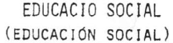Imagen de EDUCACIO SOCIAL (EDUCACION SOCIAL)