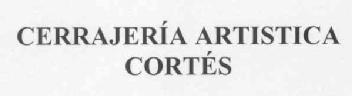 Imagen de CERRAJERIA ARTISTICA CORTES