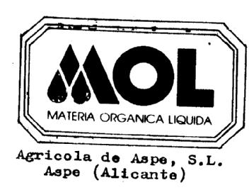 Imagen de MOL MATERIA ORGANICA LIQUIDA AGRICOLA DE ASPE, S.L. ASPE (ALICANTE)