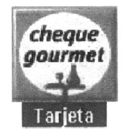 Imagen de CHEQUE GOURMET TARJETA