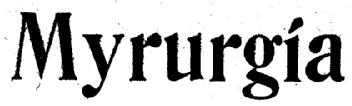 Imagen de MYRURGIA