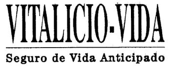 Imagen de VITALICIO-VIDA SEGURO DE VIDA ANTICIPADO