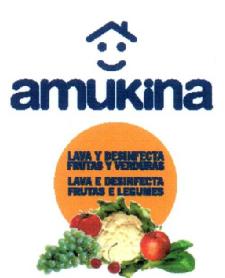 Imagen de AMUKINA LAVA Y DESINFECTA FRUTAS Y VERDURAS LAVA E DESINFECTA FRUTAS E LEGUMES