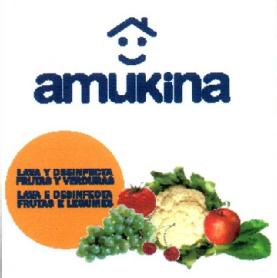 Imagen de AMUKINA LAVA Y DESINFECTA FRUTAS Y VERDURAS LAVA E DESINFECTA FRUTAS E LEGUMES