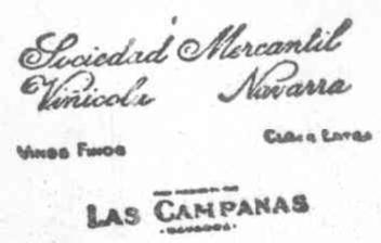 Imagen de SOCIEDAD MERCANTIL VINICOLA NAVARRA VINOS FINOS CLASE EXTRA LAS CAMPANAS NAVARRA