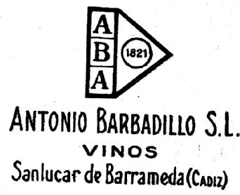 Imagen de ABA 1821 ANTONIO BARBADILLO S.L. VINOS SANLUCAR DE BARRAMEDA (CADIZ)