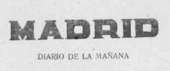 Imagen de MADRID DIARIO DE LA MAÑANA
