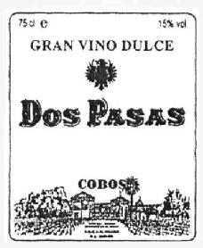 Imagen de GRAN VINO DULCE DOS PASAS COBOS