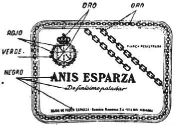 Imagen de ANIS ESPARZA DE FINISIMO PALADAR HIJOS DE PABLO ESPARZA - BODEGAS NAVARRAS S.A. - VILLAVA - NAVARRA
