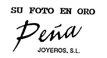 Imagen de SU FOTO EN ORO PEÑA JOYEROS, S.L