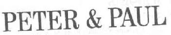 Imagen de PETER & PAUL