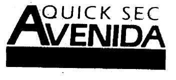Imagen de AVENIDA QUICK SEC