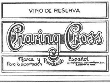 Imagen de VINO DE RESERVA CHARING CROSS