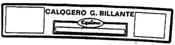 Imagen de CALOGERO G. BILLANTE EXCELLENCE
