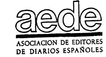 Imagen de AEDE ASOCIACION DE EDITORES DE DIARIOS ESPAÑOLES