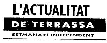 Imagen de L\'ACTUALITAT DE TERRASSA SETMANARI INDEPENDENT
