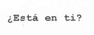 Imagen de ¿ESTA EN TI?