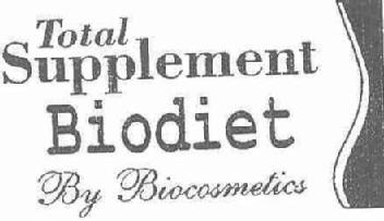 Imagen de TOTAL SUPPLEMENT BIODIET BY BIOCOSMETICS