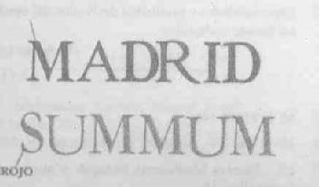 Imagen de MADRID SUMMUM