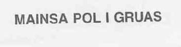 Imagen de MAINSA POL I GRUAS