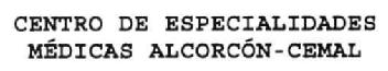 Imagen de CENTRO DE ESPECIALIDADES MEDICAS ALCORCON-CEMAL