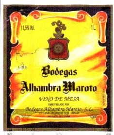 Imagen de BODEGAS ALHAMBRA MAROTO