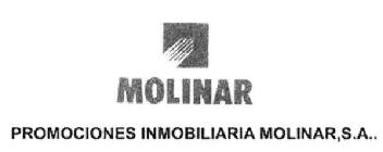 Imagen de MOLINAR PROMOCIONES INMOBILIARIA MOLINAR, S.A