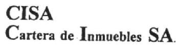 Imagen de CISA CARTERA DE INMUEBLES S.A
