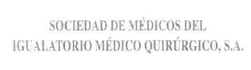 Imagen de SOCIEDAD DE MEDICOS DEL IGUALATORIO MEDICO QUIRURGICO, S.A