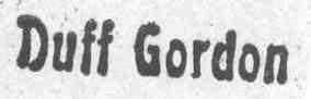 Imagen de DUFF GORDON