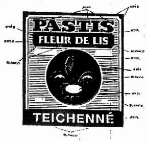 Imagen de PASTIS FLEUR DE LIS TEICHENNE