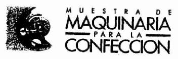 Imagen de SALON INTERNACIONAL DE MAQUINARIA PARA LA CONFECCION