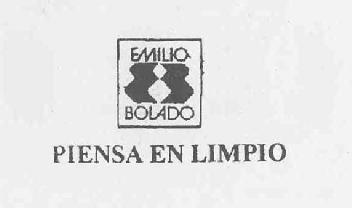 Imagen de EB EMILIO BOLADO PIENSA EN LIMPIO