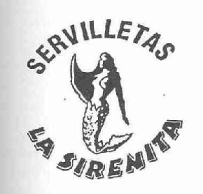Imagen de SERVILLETAS LA SIRENITA