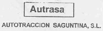Imagen de AUTRASA AUTOTRACCION SAGUNTINA, S.L