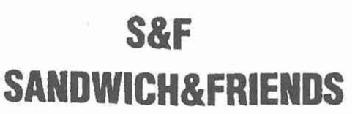 Imagen de S&F SANDWICH&FRIENDS