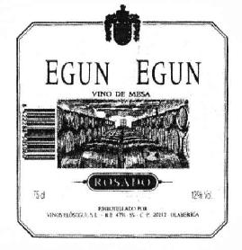 Imagen de EGUN EGUN VINO DE MESA ROSADO